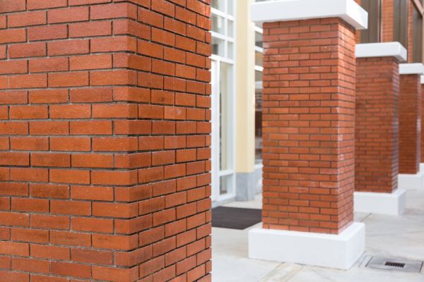 Brick Column Installation in Valparaiso