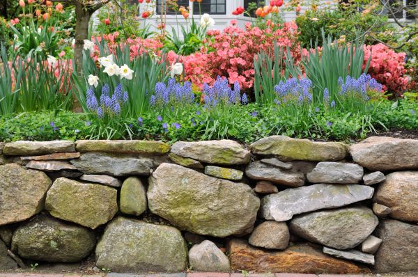 Stone Wall Hardscaping in Valparaiso
