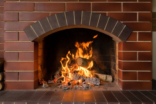 Brick Fireplace Installation in Valparaiso