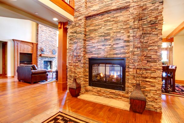 Stone Hearth Installation in Valparaiso