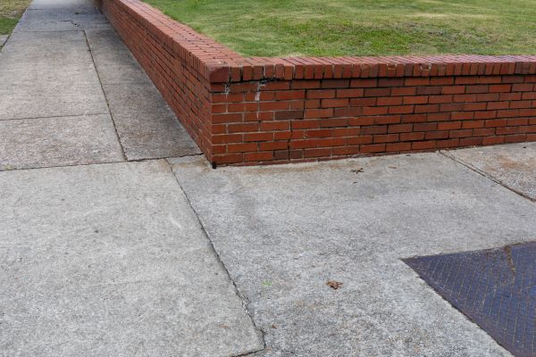 Brick Retaining Wall Repair in Valparaiso