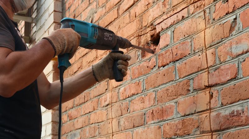 Brick Wall Repair detail